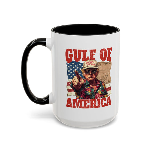 Gulf of America Large Ceramic Coffee Mug - Trump