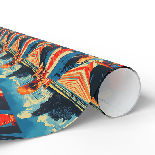 Vibrant Donald Trump Gift Wrapping Paper – Choice of 3 Sizes