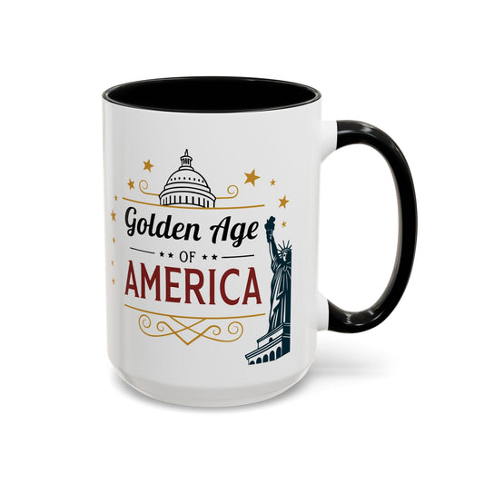 Trump's Golden Age of America Coffee Mug - Large 15oz