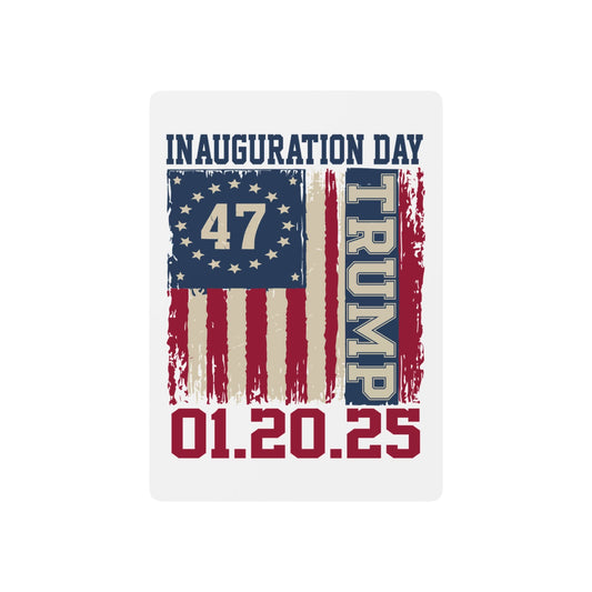 Donald Trump Inauguration 47th President Deck of 52 Playing Cards