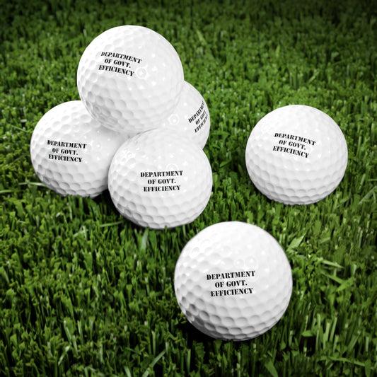 Department of Government Efficiency Golf Balls - DOGE Set - 6 Pack