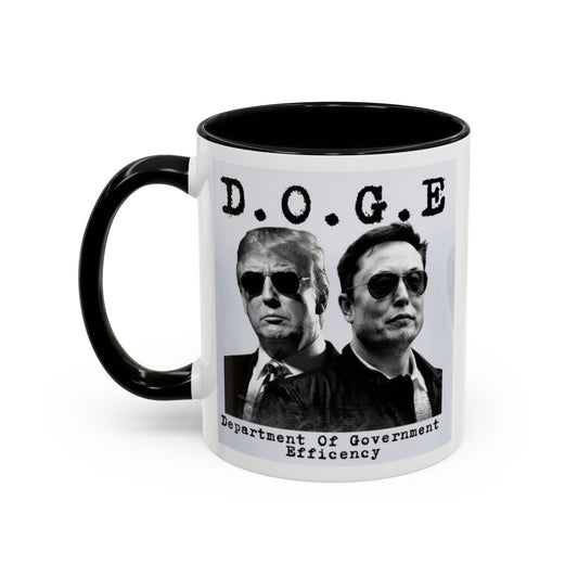 DOGE Coffee Mug - Department of Government Efficiency Elon & Trump