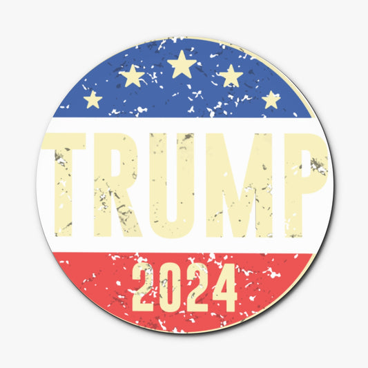 Trump 2024 Wood Coaster Set of 4