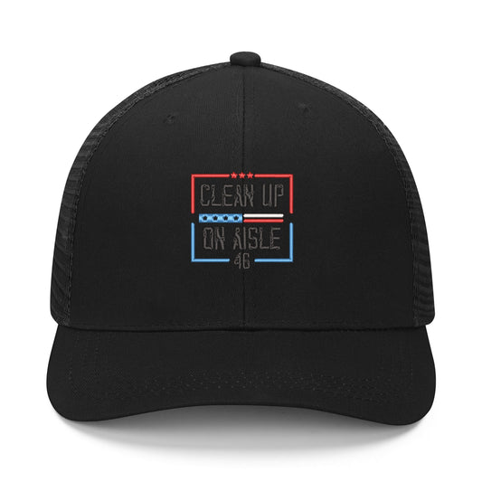 Clean up on Aisle 45 Anti Joe Biden Embroidered Hat