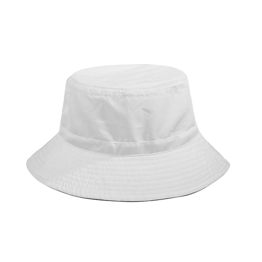 45-47 Bucket Hat with Donald Trump Signature Bill - White