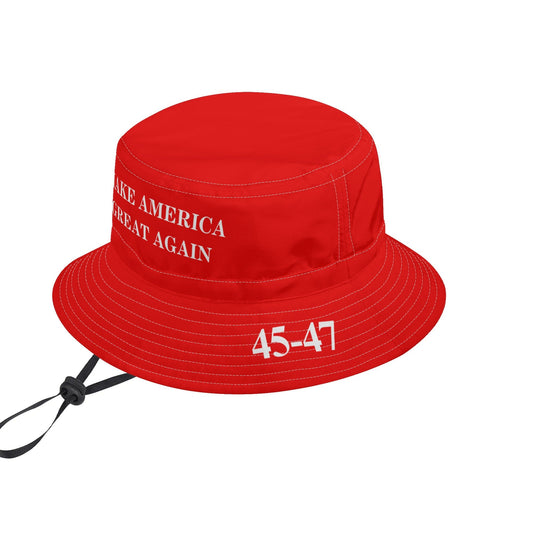 Make America Great Again 45-47 Red Bucket Hat