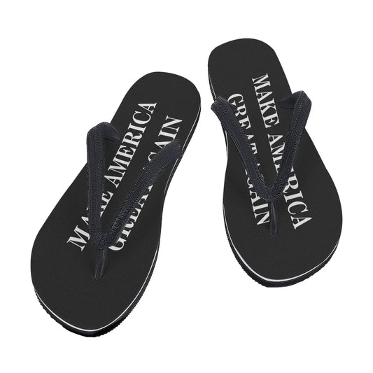 Make America Great Again Black Mens Flip Flops