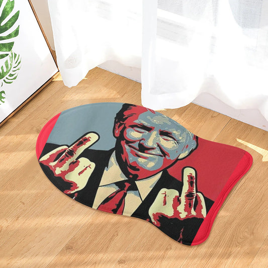 Trump Middle Finger Pet Mat