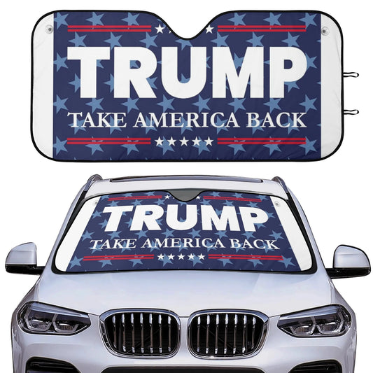 Trump - Take America Back - Car or Truck Sunshade