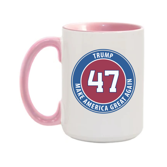 Trump 47 Make America Great Again 15 Oz Coffee Mug