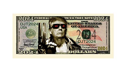 Donald Trump 2024 “Trumpinator I’ll Be Back” Limited Edition Novelty Dollar Bills Pack of 100