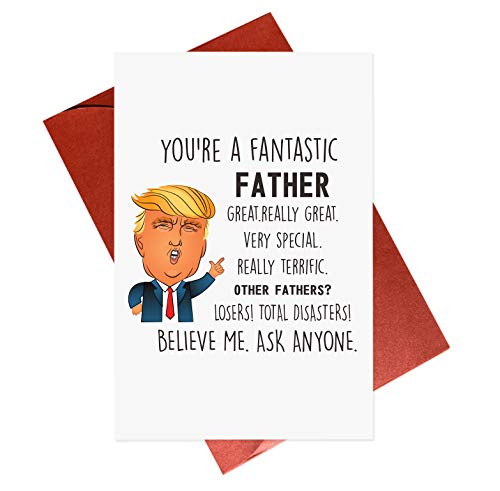 Funny Donald Trump Father's Day Card You are a fantastic father