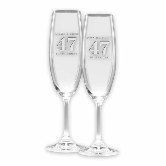 47 - The President - Champagne Flute (set of 2)