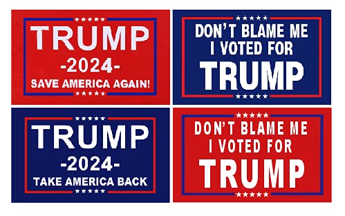 Save America Donald Trump 2024 Flags 4 Pack