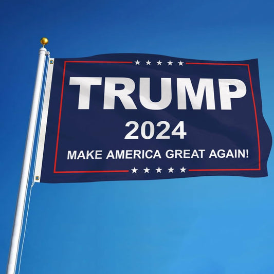 Trump 2024 Flag Make America Great Again Flag - Blue