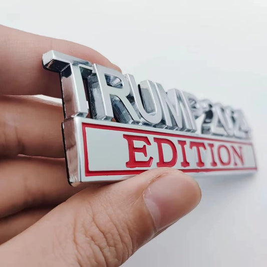 Trump 2024 Edition Truck Emblem (set of 2)