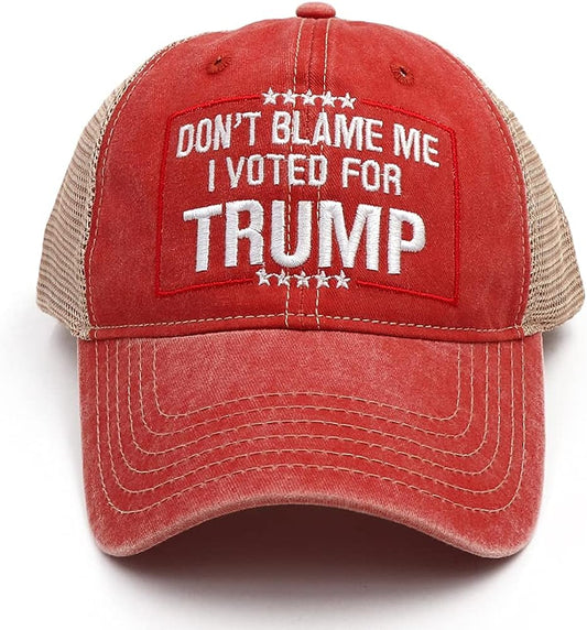 Trump Take America Back 2024 Hat with America Flag Mesh Back