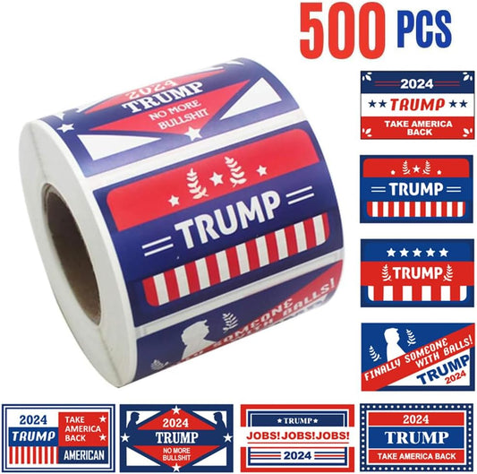 2024 Donald Trump Stickers - Pack of 1000 Stickers