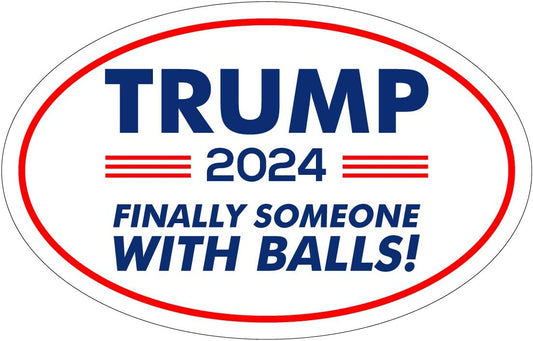 4 Pack Trump 2024 Oval Magnet Bundle