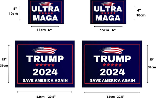 Trump 2024 Magnet & Sticker Bundle