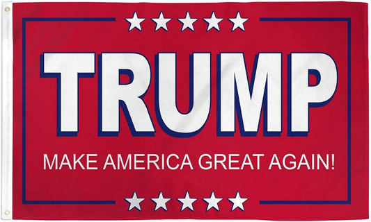 Trump Make America Great Again Red Flag - 3x5 Feet Single Sided