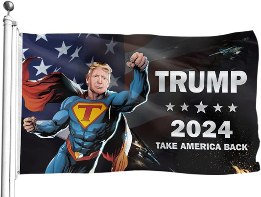 Super Trump 2024 Eagle Flag Make Liberals Cry Again Flag