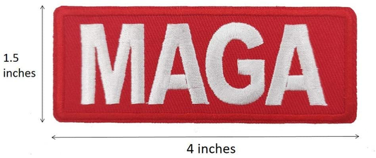 4" MAGA Donald Trump Meme Embroidered Iron on sew on Patch