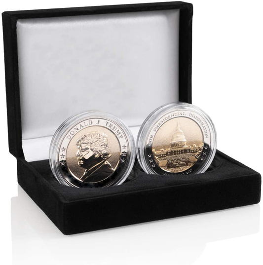 Commemorative Medal Set 2 Trump Coins