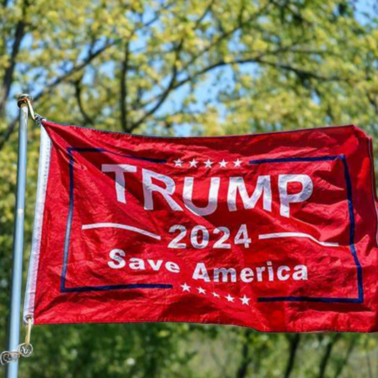 Trump 2024 Red Save America Flag 3 x 5