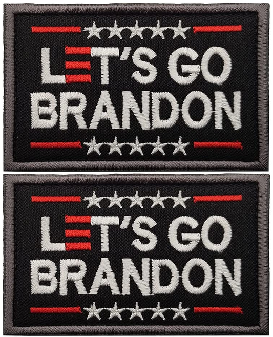 2 Lets Go Brandon Patches