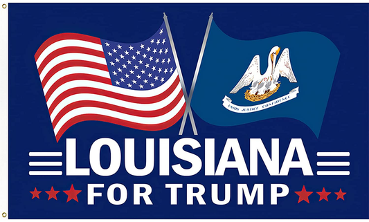 Louisiana for Trump Outdoor 3x5 Foot Flag