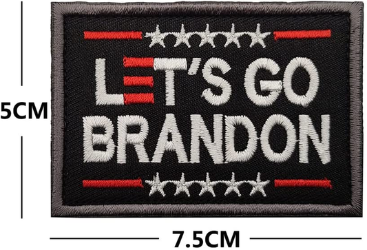 2 Lets Go Brandon Patches