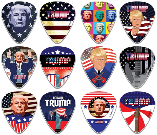 Donald Trump President Collectors Guitar Picks Series  (12-Pack)