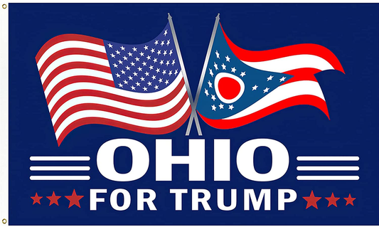 Ohio for Trump 3x5 Foot Outdoor Flag