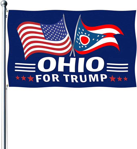 Ohio for Trump 3x5 Foot Outdoor Flag