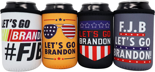 Let's Go Brandon Beer Insulator Sleeve Koozy