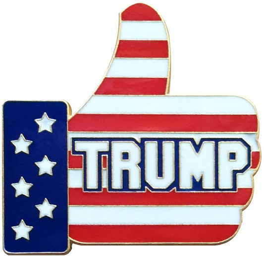 Donald Trump Thumbs Up Lapel Pin