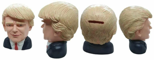 Trump Head Coin Piggy Bank