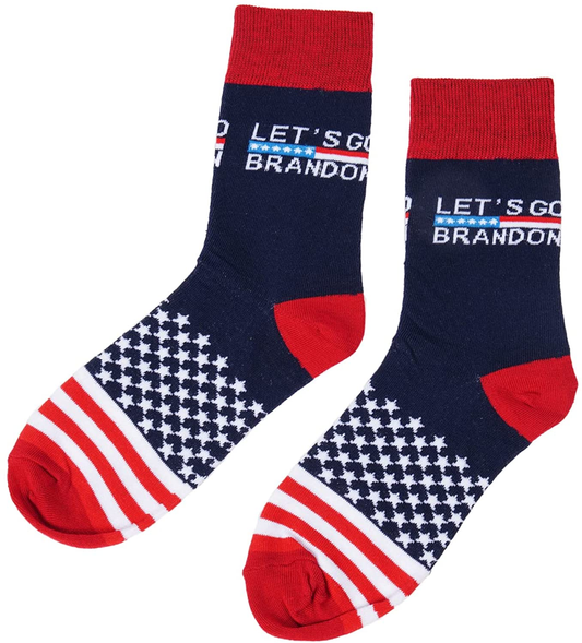 Trump 2024 socks Let's Go Brandon Socks