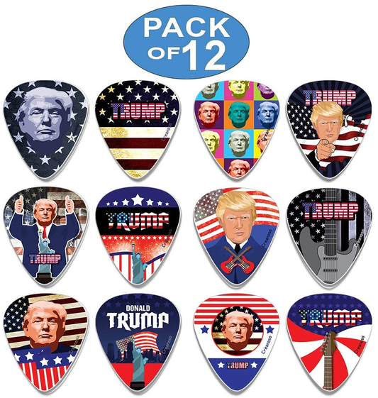 Donald Trump President Collectors Guitar Picks Series  (12-Pack)