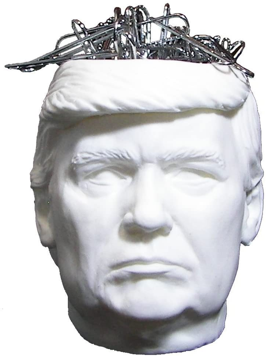 Trump Head Paper Clip Holder - Paperclip Holders