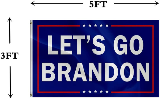 2 Pack Lets Go Flag 3x5 FT FJB Brandon Flag