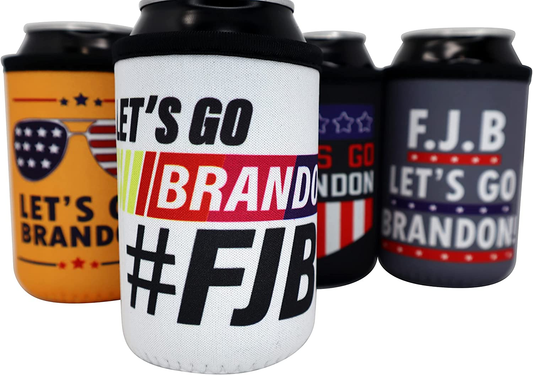 Let's Go Brandon Beer Insulator Sleeve Koozy