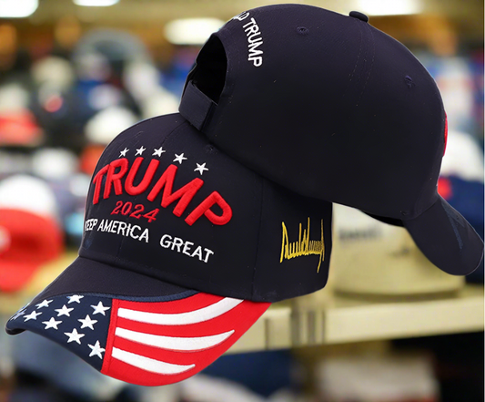 Trump 2024 Hat Keep America Great Embroidered Baseball Cap