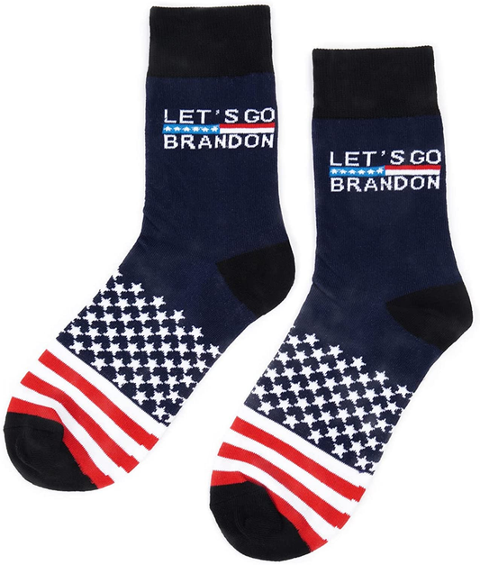 Trump 2024 socks Let's Go Brandon Socks