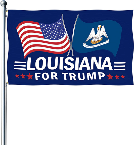 Louisiana for Trump Outdoor 3x5 Foot Flag