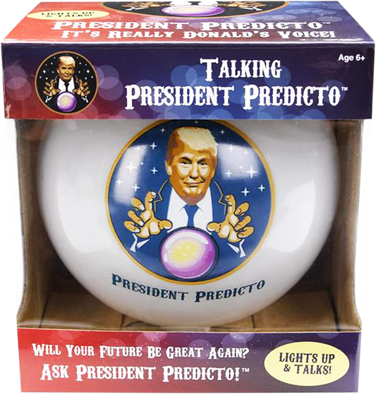 President Predicto - Donald Trump Fortune Teller Ball - Trump Speaks the Answer - Like a Next Generation Magic 8 Ball