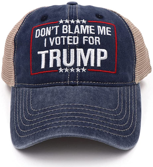 Don't Blame Me I Voted for Donald Trump Hat Vintage Cap