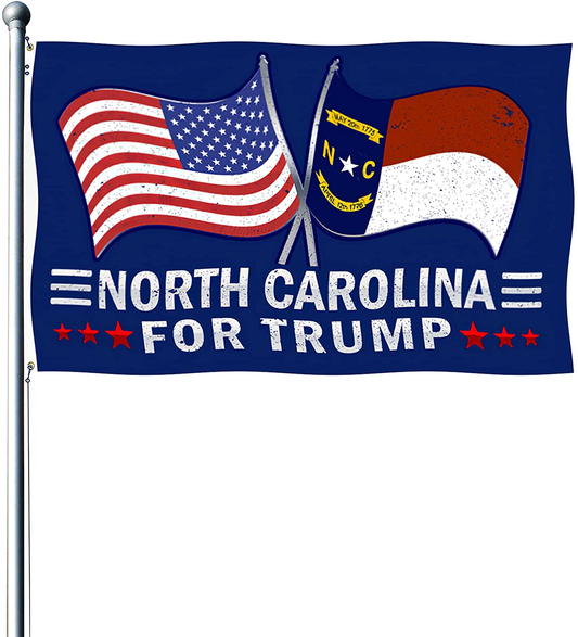 North Carolina for Trump Flag