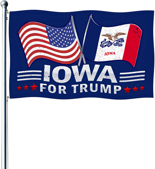 Iowa for Trump 3x5 Foot Flag